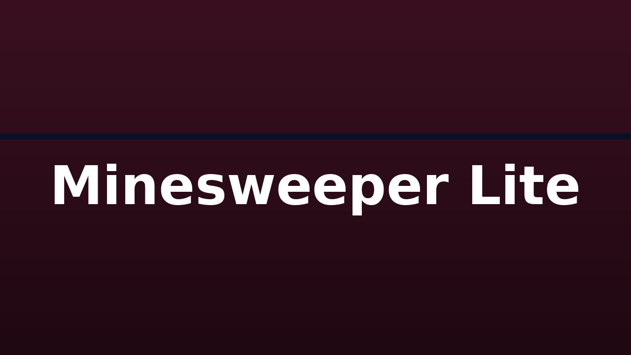 Minesweeper Lite